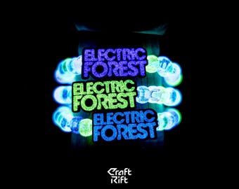 Electric Forest Inspired Kandi Charms - Multiple Colors + Glow In the Dark Options - Rave Kandi for EDM Festivals, EDM Concerts