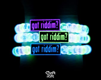 got riddim? Kandi Charms - Multiple Colors + Glow In the Dark Options - Rave Kandi for EDM Festivals, EDM Concerts