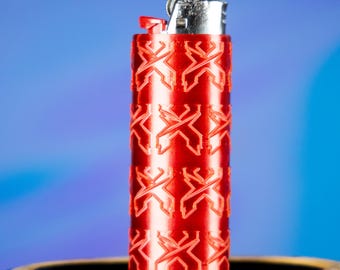 Excision Inspired Lighter Case - Rave Lighter Cover for EDM Festivals, EDM Concerts, Rave Accessories