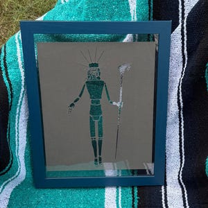 Custom Framed Papercut Art of Hereditary's King Paimon - Pick Your Paper