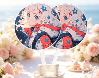 Éventails personnalisés avec photo pour concerts, éventails de concert personnalisés avec image, cadeaux pour événements Kpop/Jpop/idoles virtuelles en direct, fêtes et festivals
