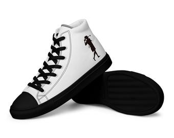 Zapatillas de lona de caña alta para hombre