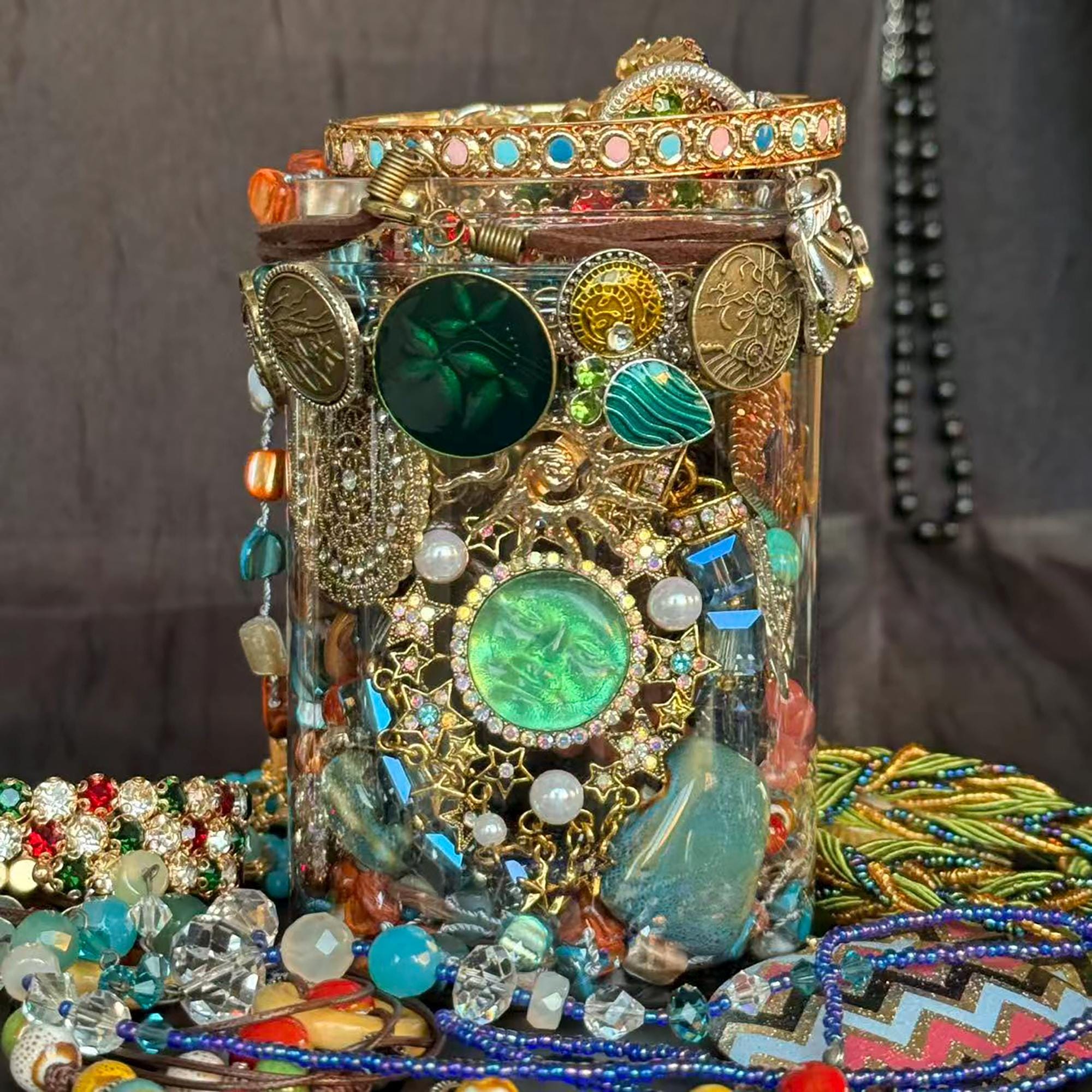 Jewelry jar - Etsy 日本