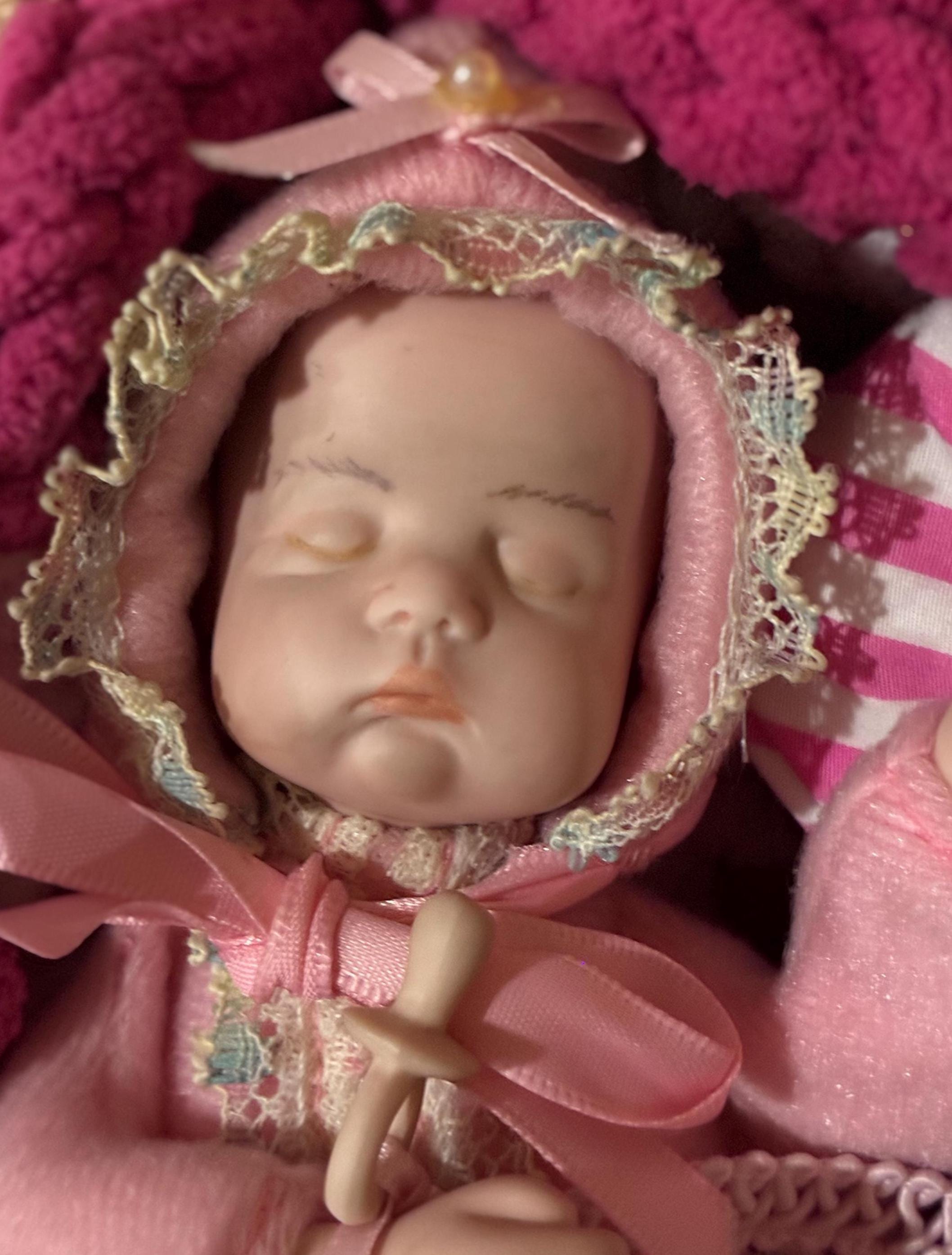 Porcelain Sleeping Baby Doll - Etsy