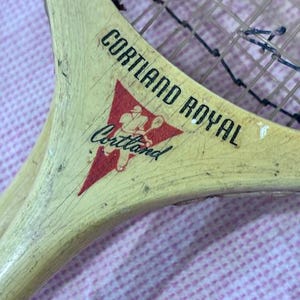 Raquette De Tennis Vintage Cortland Challenge – Bois – Raquette Ancienne