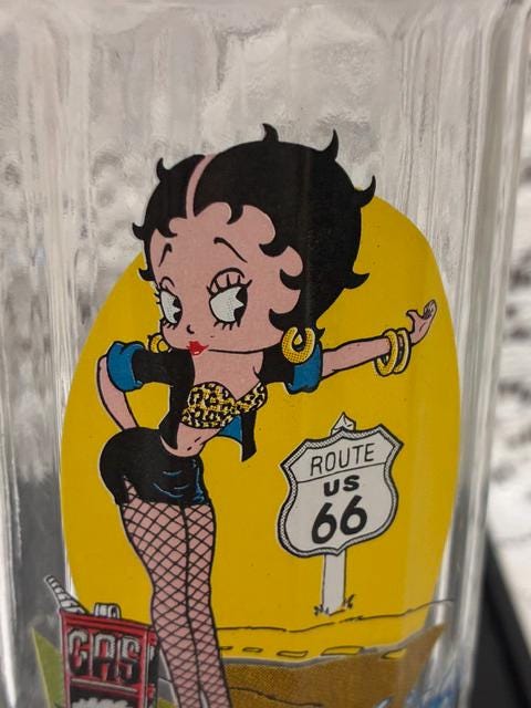 Betty Boop Route 66 - Etsy