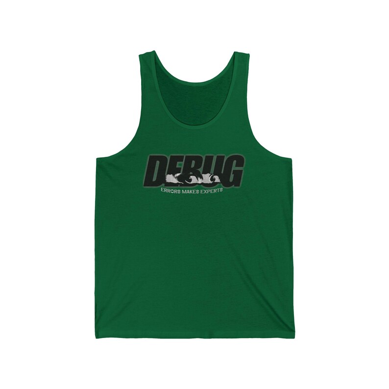 Programmer Debug Tank Top, Errors Make Experts, Software Developer Humor image 5