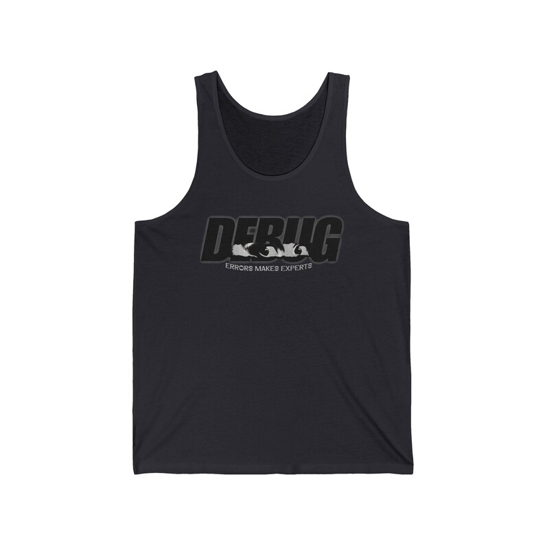 Programmer Debug Tank Top, Errors Make Experts, Software Developer Humor image 4
