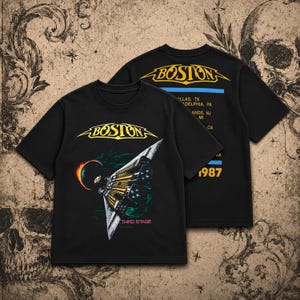 Boston 1987 Tour Tshirt - Etsy