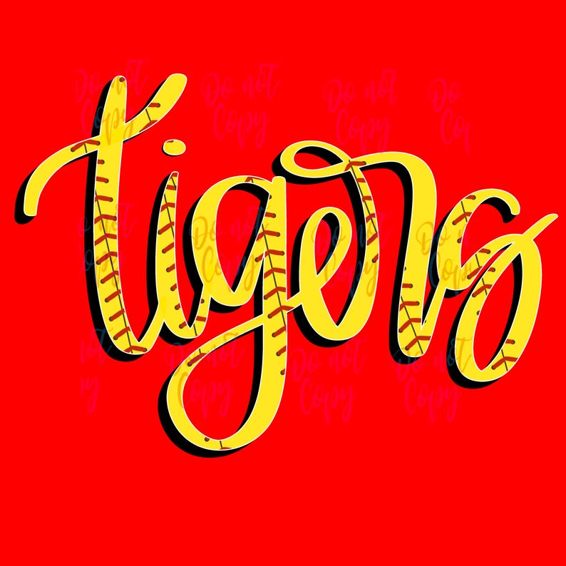 Tigers Softball Png, Mascot Png, Tigers Png, Preppy Mascot Png ...
