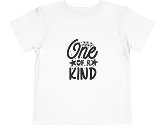 Unik t-shirt för småbarn | Barntröja med grafisk design, stjärnor och typografi