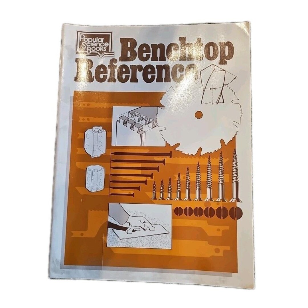 Popular Science 1987 Benchtop Reference Manual Vintage Woodworking ...