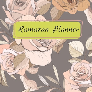 Agenda del Ramadan per donne musulmane / Diario di riflessione semplice per il Ramadan / Agenda islamica senza data / Tracker giornaliero e settimanale dell'Ibadah
