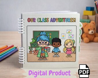 Attività scolastiche per bambini con Busy Book / Raccoglitore per l'apprendimento prescolare stampabile / Libro digitale tranquillo in formato PDF