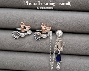 Aretes y brazaletes de Stray Kids de I.N, joyería de la línea maknae de SKZ, Jeongin