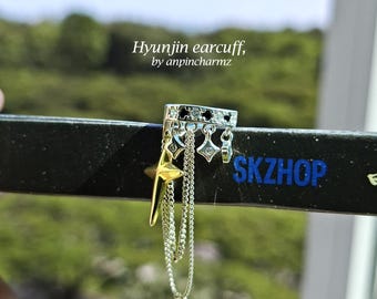 SKZ Hyunjin earcuff, Stray Kids jewelry