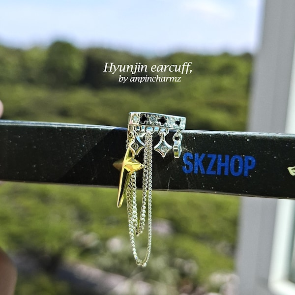 SKZ Hyunjin Ohrmanschette, Stray Kids Schmuck
