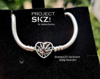 PROJECT SKZ dominATE clasp bracelet, Stray Kids charm bracelet