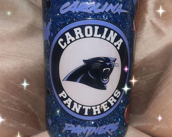 Carolina Panthers Snow Globe Tumbler - 16 oz Team Spirit Cup