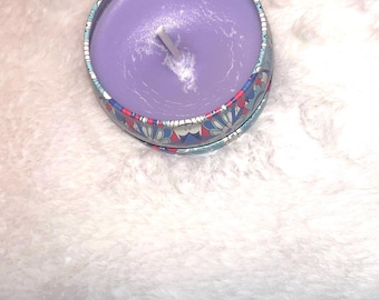 Scented Mini Candle - Hand-poured Lavender Soy Wax Candle for Calming Home Decor