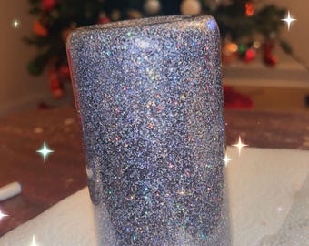 Nurse Fuel Glitter Tumbler – 16 oz Snow Globe Cup