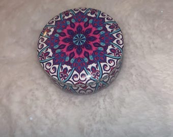 Hand-Poured Rose Scented Mini Candle for Cozy Home Ambiance