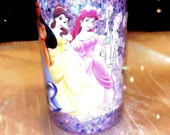 Winter Magic Glitter Tumbler - Handcrafted Snow Globe Cup for Glitter Lovers
