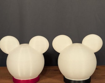 Lampada da notte di Topolino, decorazione per la cameretta dei bambini, asilo nido, regalo di compleanno, lampada da comodino ispirata alla Disney