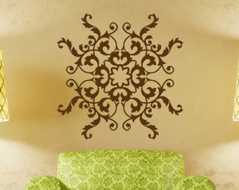 Items Similar To Decorative Wall Decals Medallion Wall Decor