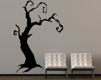 Tree Wall Art, Burtonesque Design, Halloween Decorations, Branch Artwork, Branches Decor