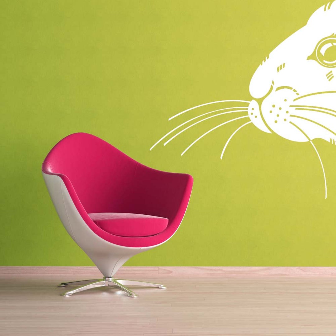 Rabbit Wall Decal Bunny Decor Bunny Wall Art Easter Bunny Etsy