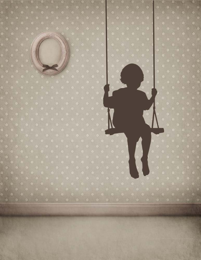 Swing Wall Decal Chidrens Room Decor Toddler Artwork