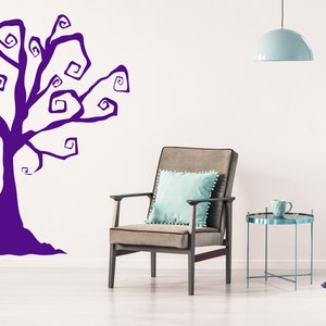 Tree wall art featuring a stylized tree design for Halloween or year-round gothic decor.