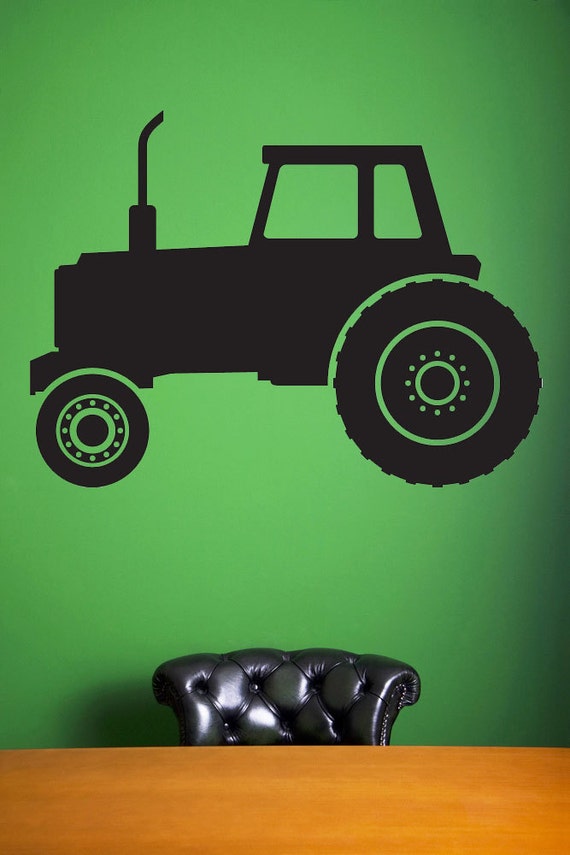 Tractor Wall Decal Farming Decor Farmhouse Art Nursery Etsy