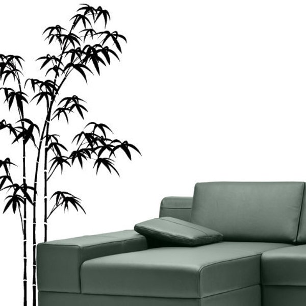 Bamboo Wall Decal Etsy
