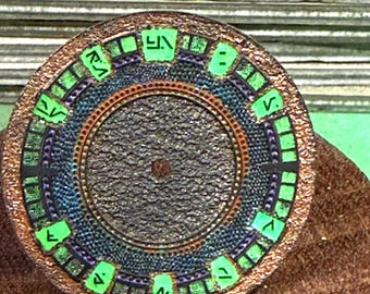 The Artifact I – Laser-Embossed Brass Watch Dial (29mm)