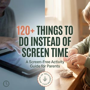 Digital Detox Guide for Parents | 14-Day Screen-Free Activities Reset (PDF Workbook)