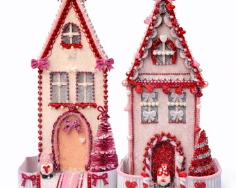 Large Putz House DIY Craft Kit: Curated Valentine’s House