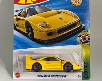 1/18スケール フェラーリ F40 イエロー ホットウィール エリート