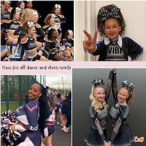 LilyLocks - Cola de caballo de cabello humano con rebote extra de 45 cm, para competición, para animadoras, volumen medio-alto, cabello de alto rendimiento - Puntas rizadas imagen 9