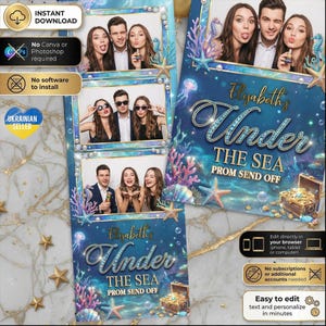 Photoshop Under The Sea Theme Mermaid Photo Strip Canada