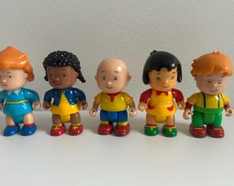 Caillou Figurine Set | Caillou Family and Friends | Children's Toys | Television Collection