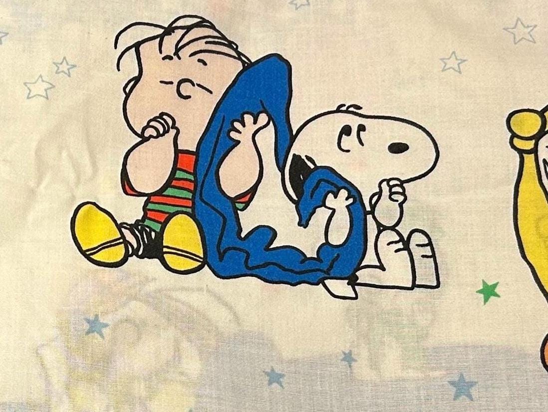 1970s Peanuts Sheet - Etsy