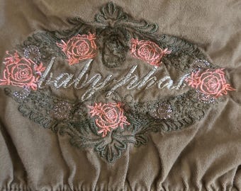VTG Y2K 2000s Iconic Baby Phat Satin Bomber Jacket With Cat Logo
