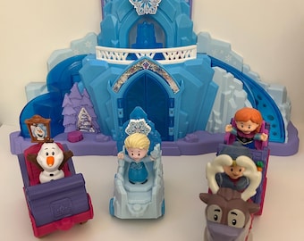 Fisher-Price Little People Disney Frozen – Figures with Vehicle and Castle