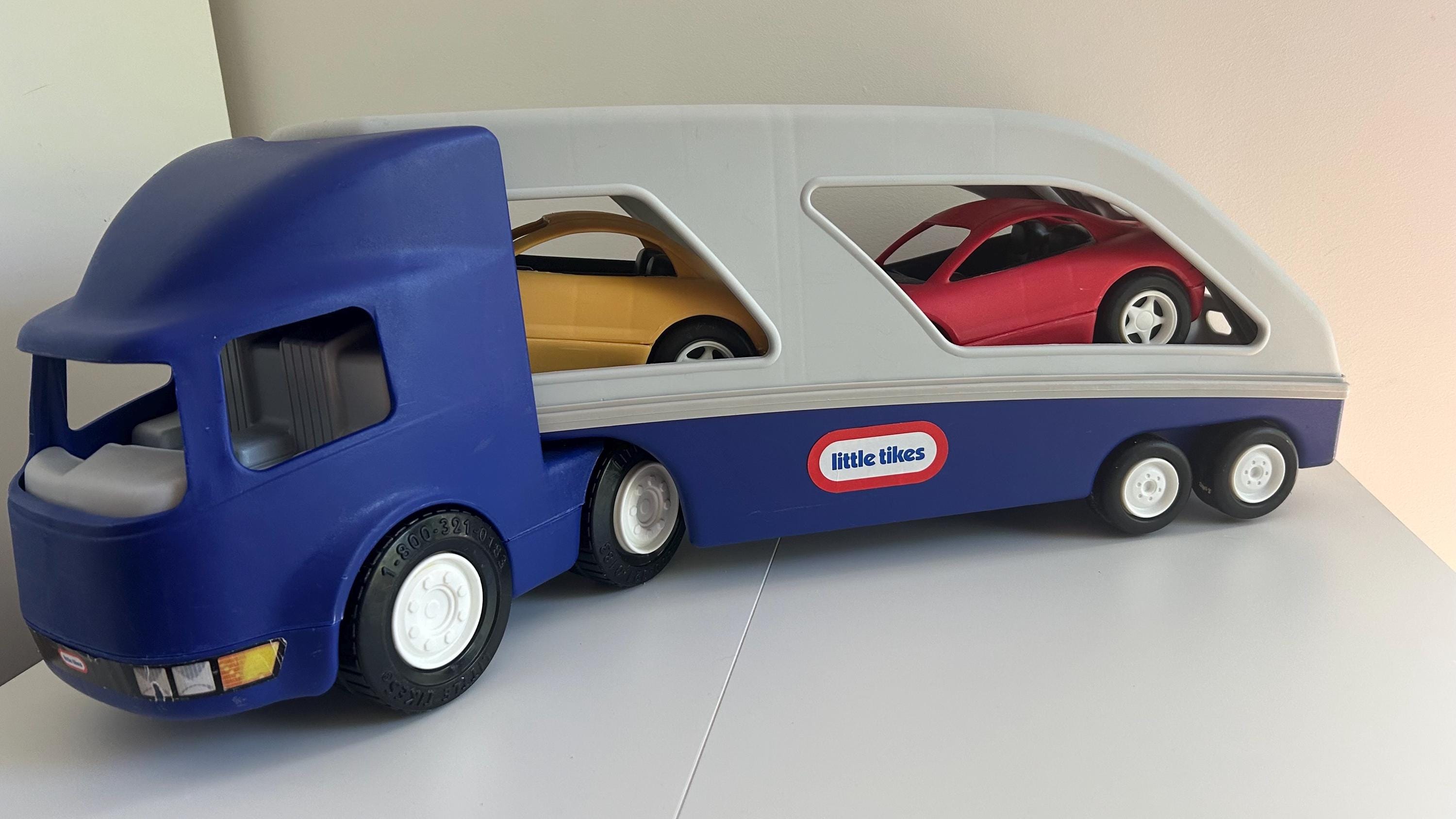 Little Tikes キャリアカー ミニカーセット Little Tikes Transporter Truck With 2 Cars – Vintage Children's