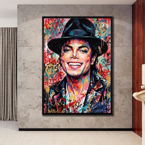 人物画　油絵　アンディ・ウォーホル　「マイケルジャクソン」　F6額付き　手描き Andy warhol michael jackson - Etsy 日本