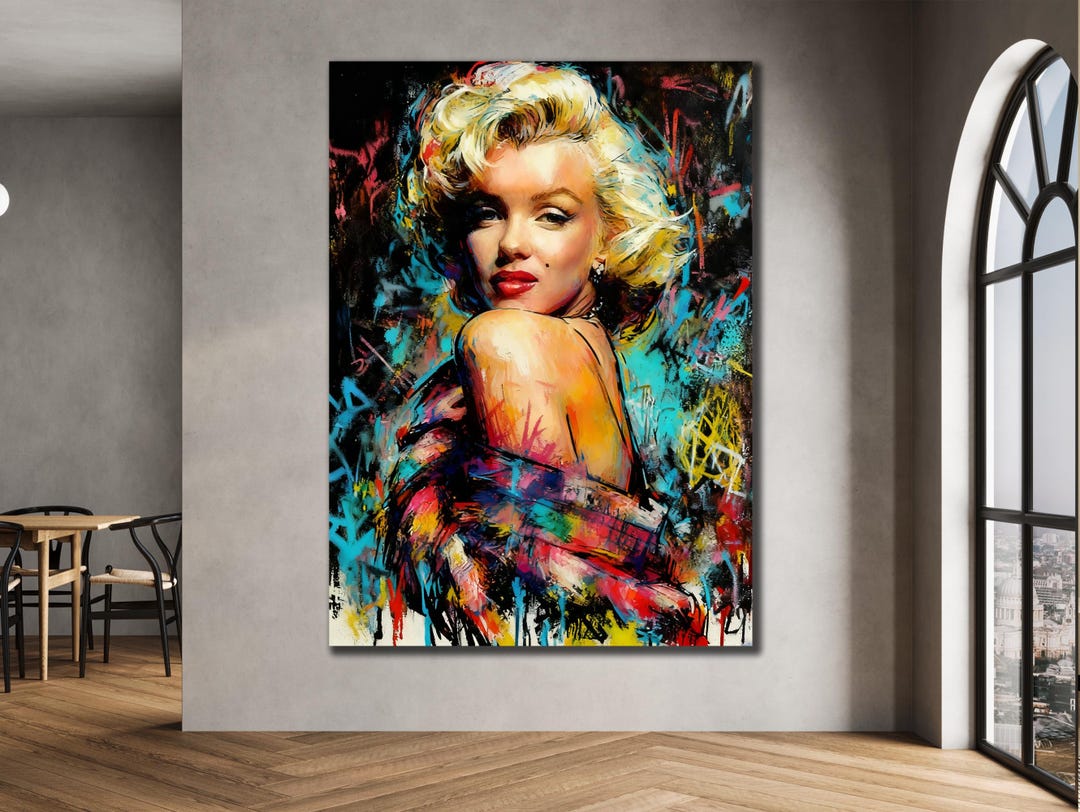Marilyn Monroe Pop Art Canvas Print Vibrant Wall Decor Ready To Hang marilyn-monroe-pop-art-canvas-print-vibrant-wall-decor-ready-to-hang