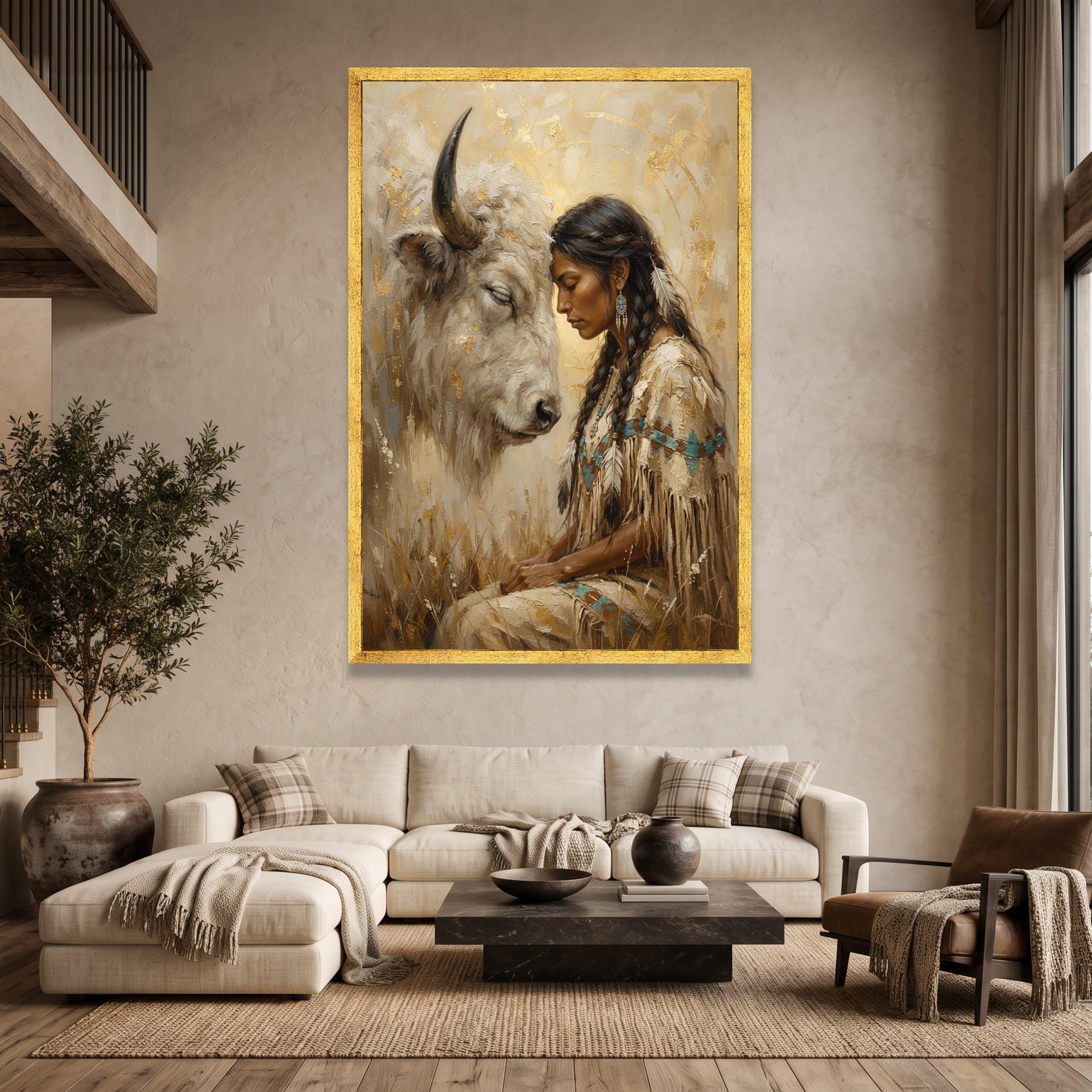 Antique american indian paintings - Etsy 日本