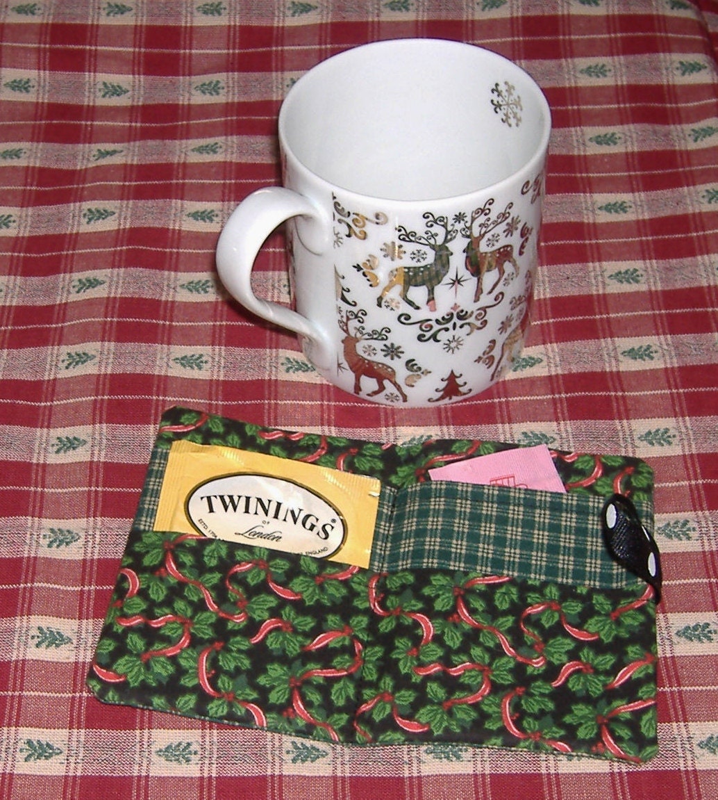 Tea Bag Wallet for Christmas Tea Gift Cards BYOTea Etsy